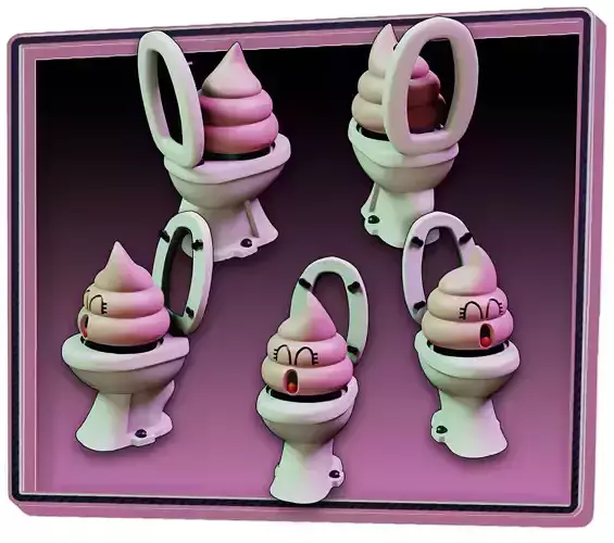 Poop Fidget 3D print model