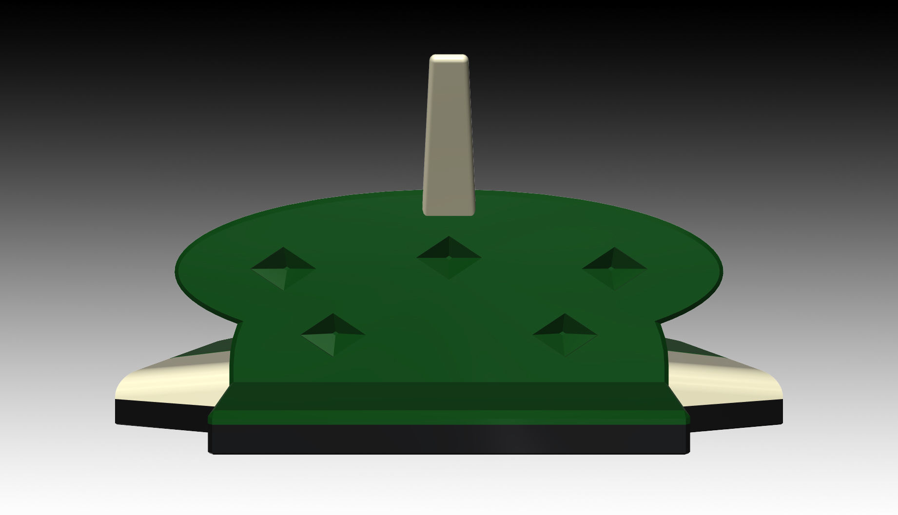 Lunch Plate Space Shuttle 3D print model_4