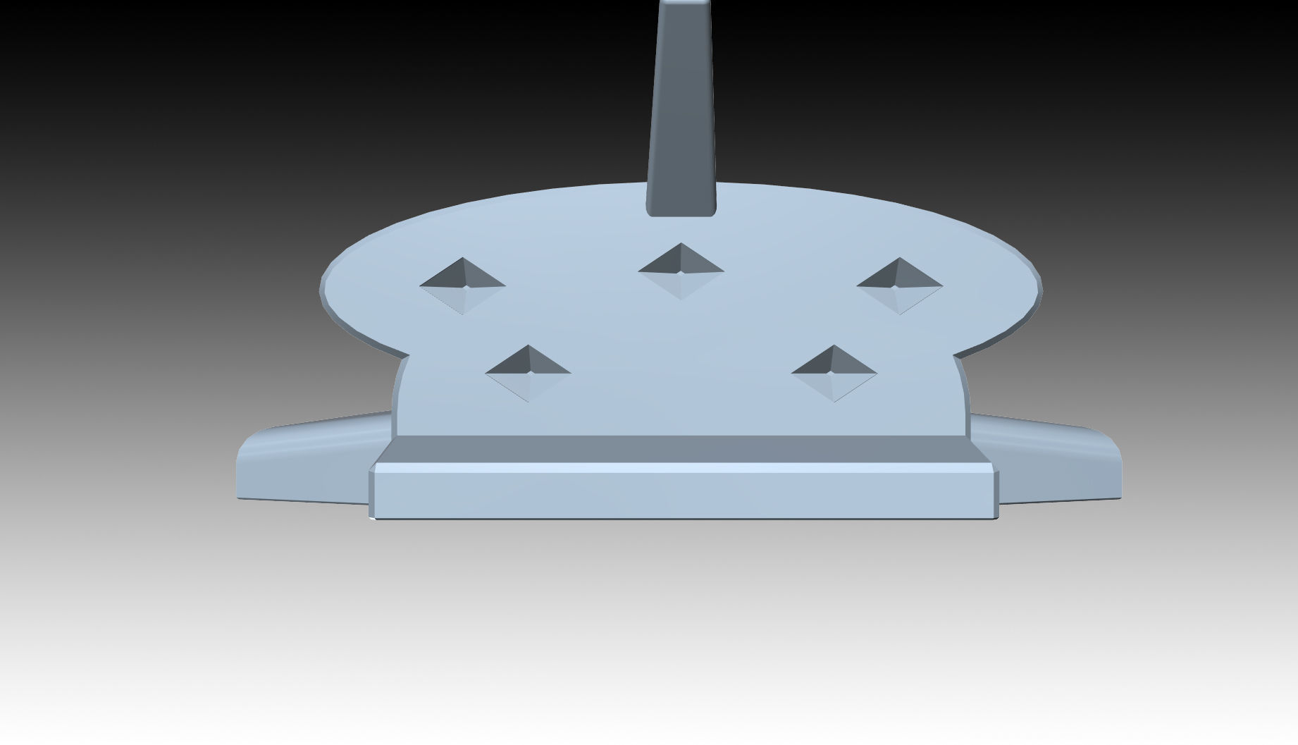 Lunch Plate Space Shuttle 3D print model_12