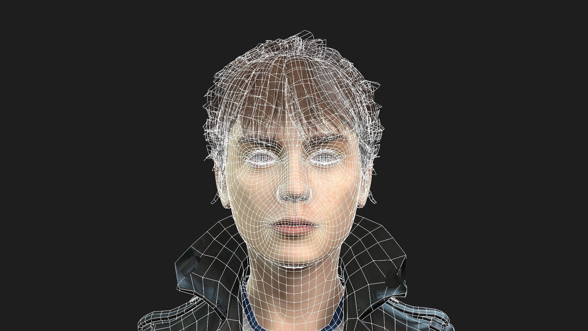 Beautiful 3D Girl Character Model 3D model_19