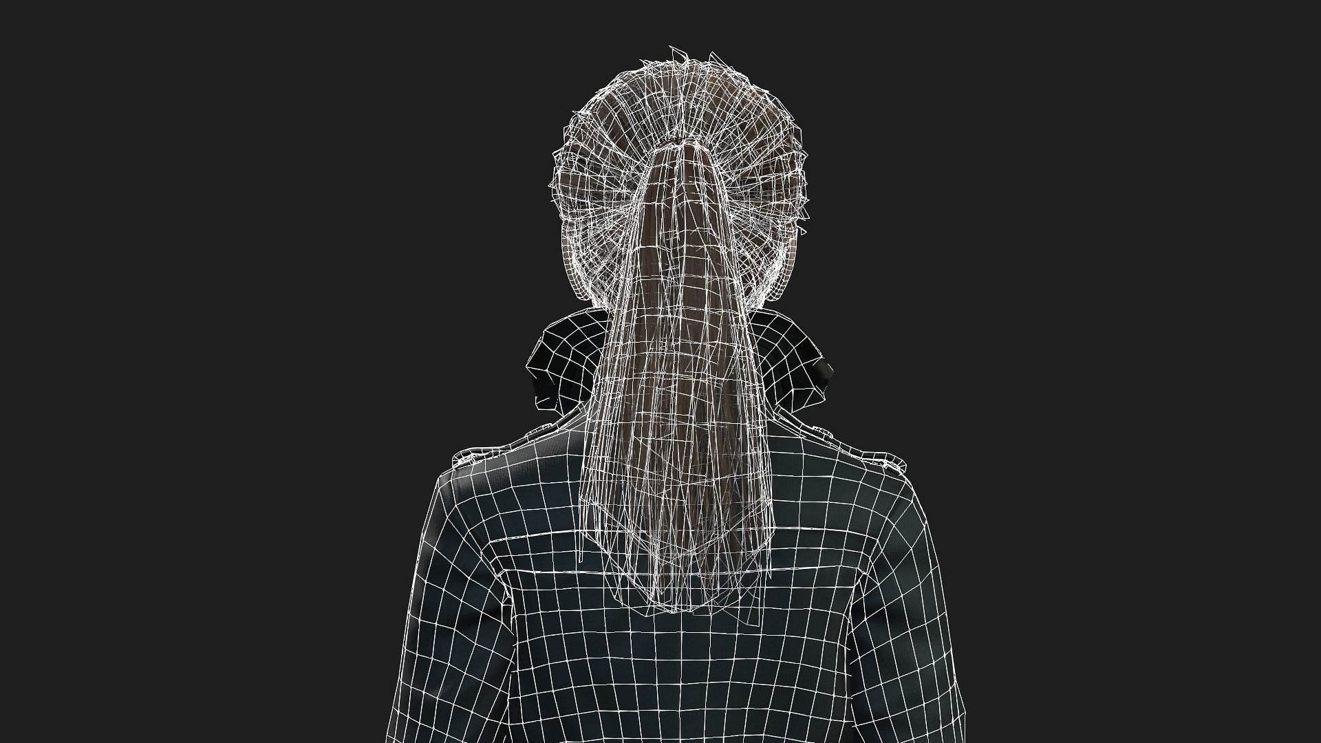 Beautiful 3D Girl Character Model 3D model_18