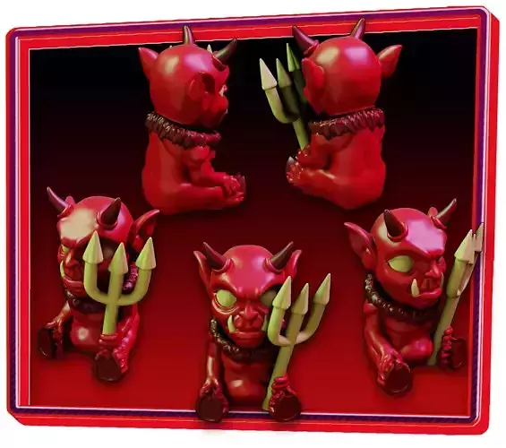 Imp Fidget 3D print model