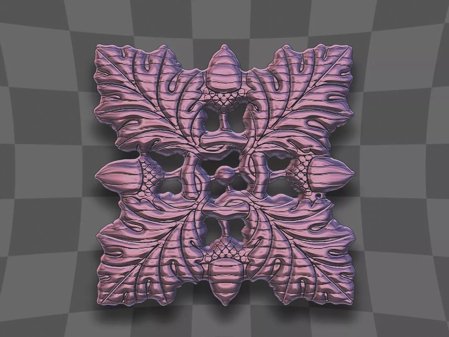 Acorn design for printing 3D print model