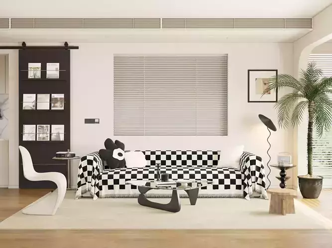 CA - Scandinavian interior scene