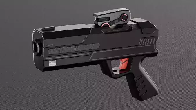 Scifi Gun or Pistol Concept for Game