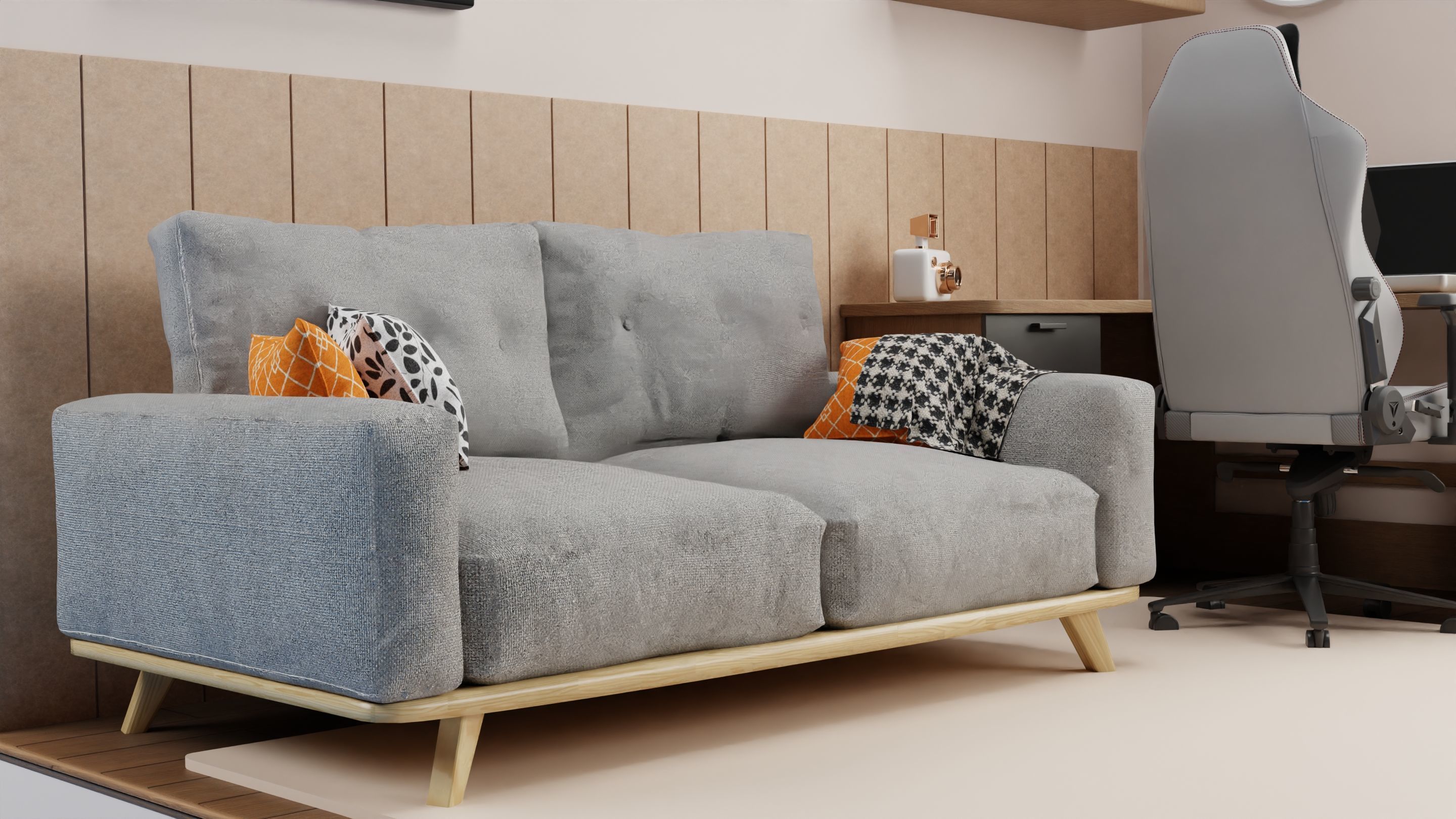 Room isometric 3D model_2