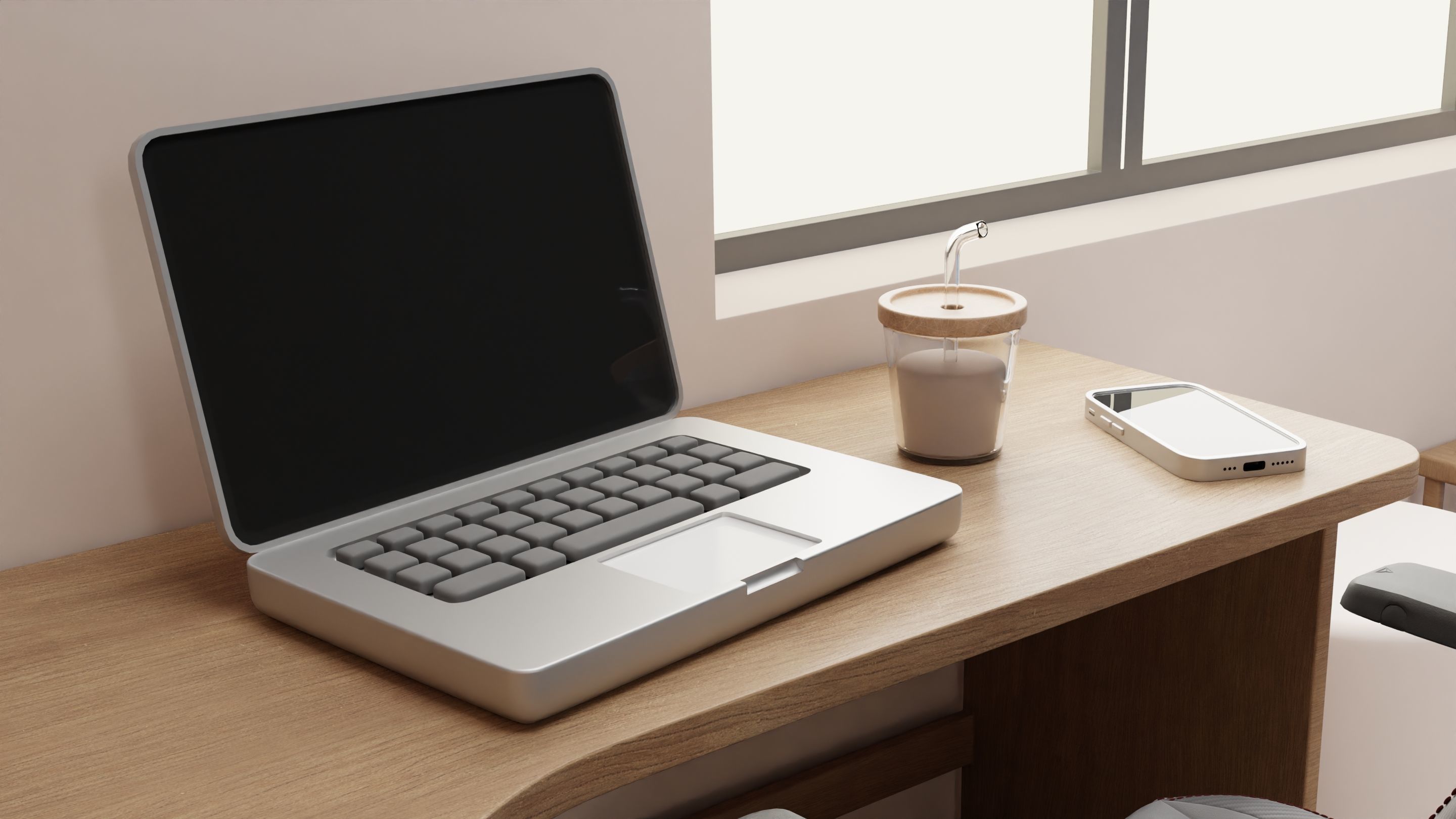 Room isometric 3D model_4