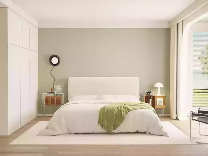 Cozy Bedroom interior scene