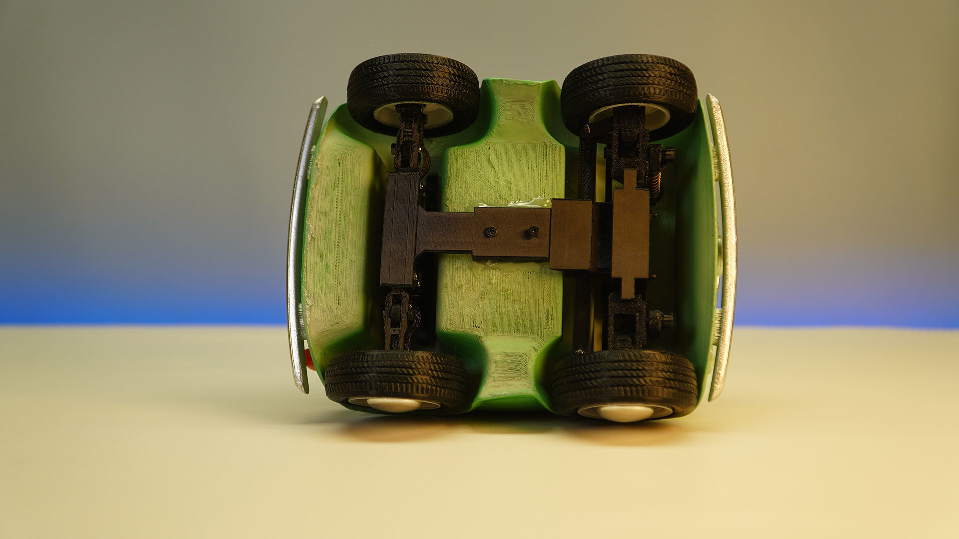 3D printed cute toy car with suspension 3D print model_9