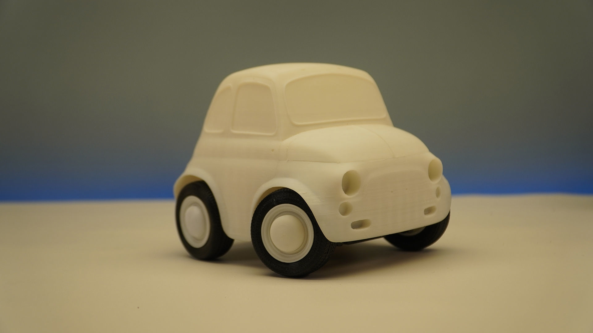 3D printed cute toy car with suspension 3D print model_7