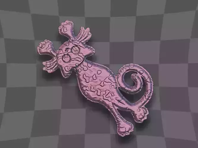 Cute cat for printing