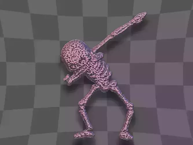 Skeleton dance for CNC and 3D printing 3D print model