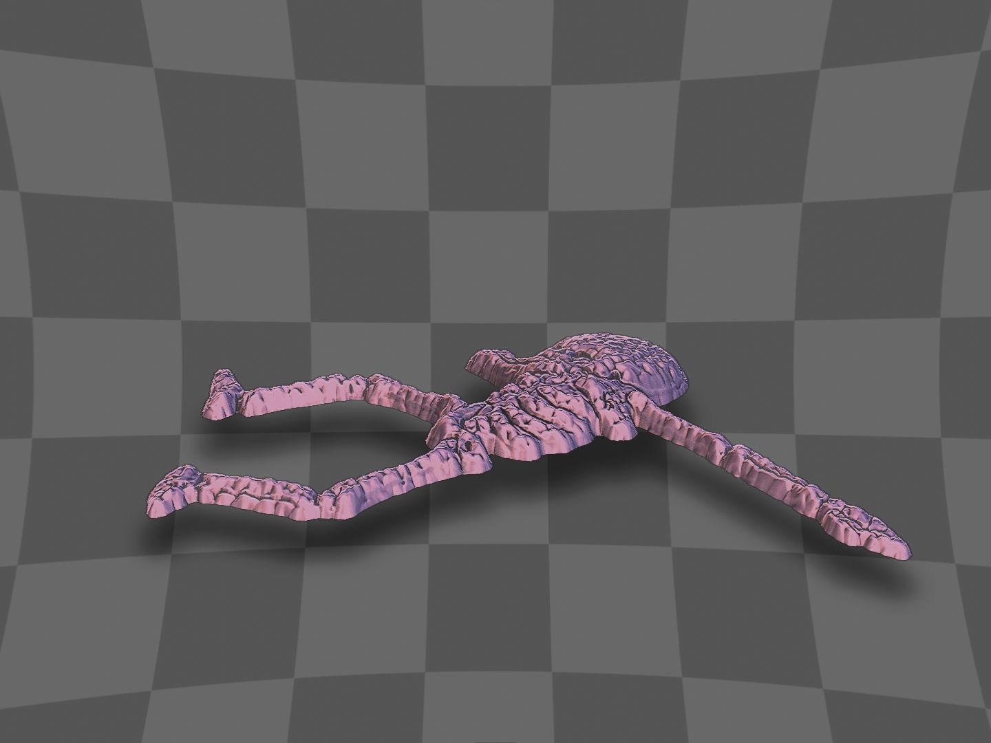 Skeleton dance for CNC and 3D printing 3D print model_4