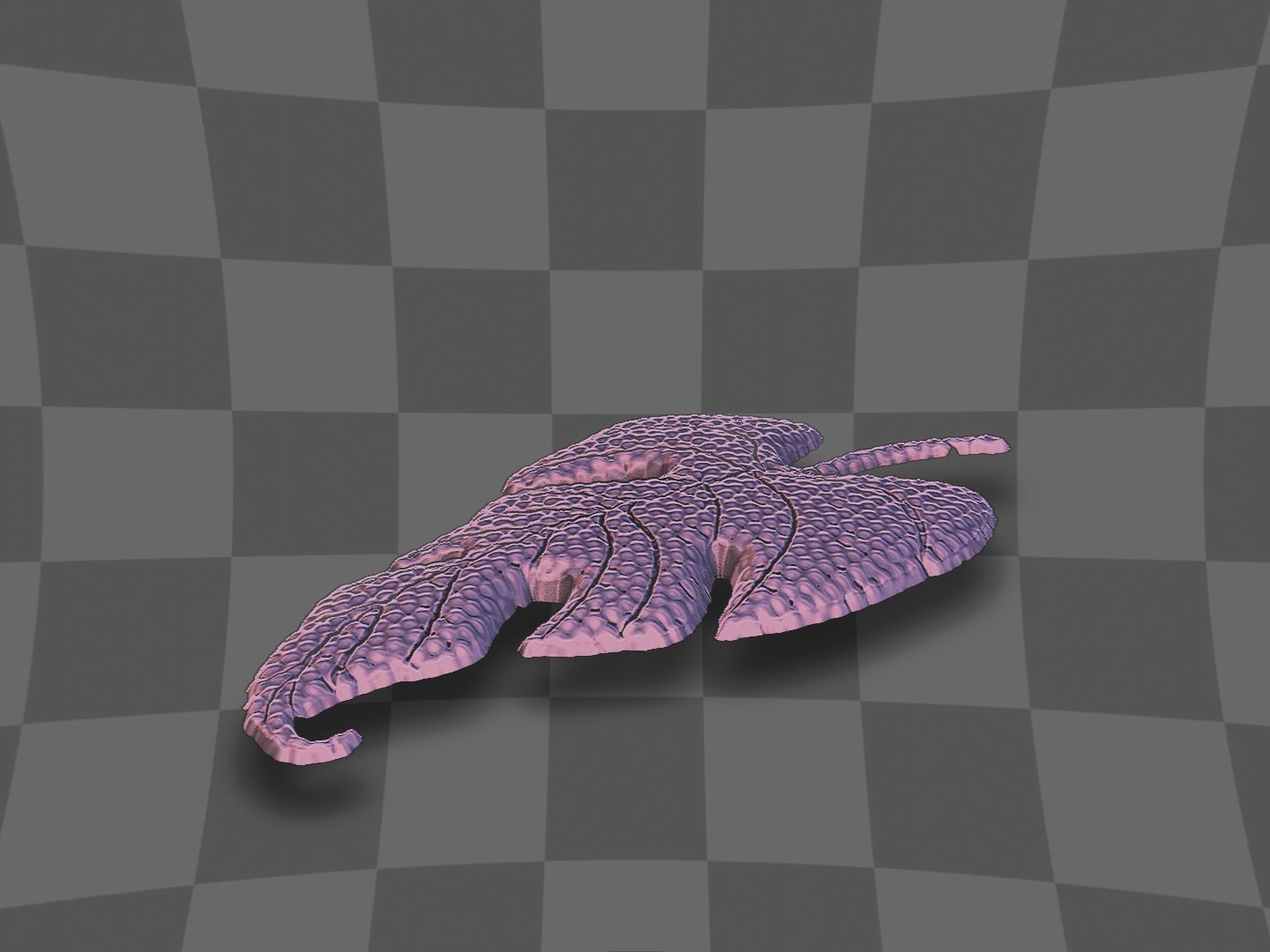 leaf for 3D printing 3D print model_3