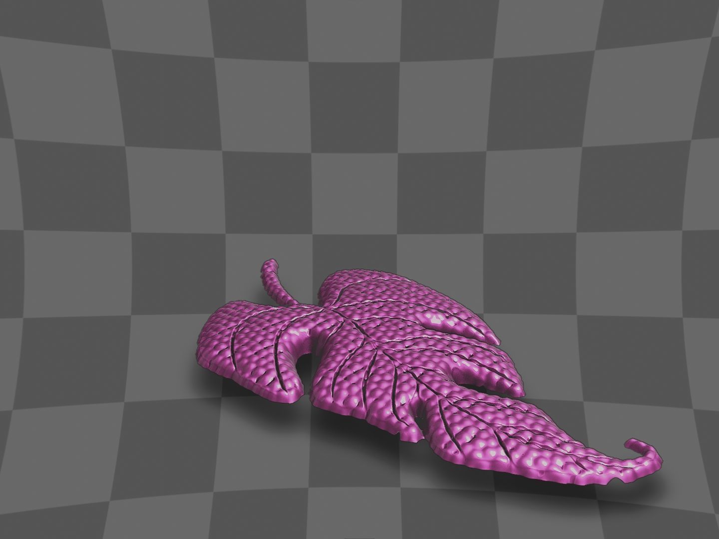 leaf for 3D printing 3D print model_2