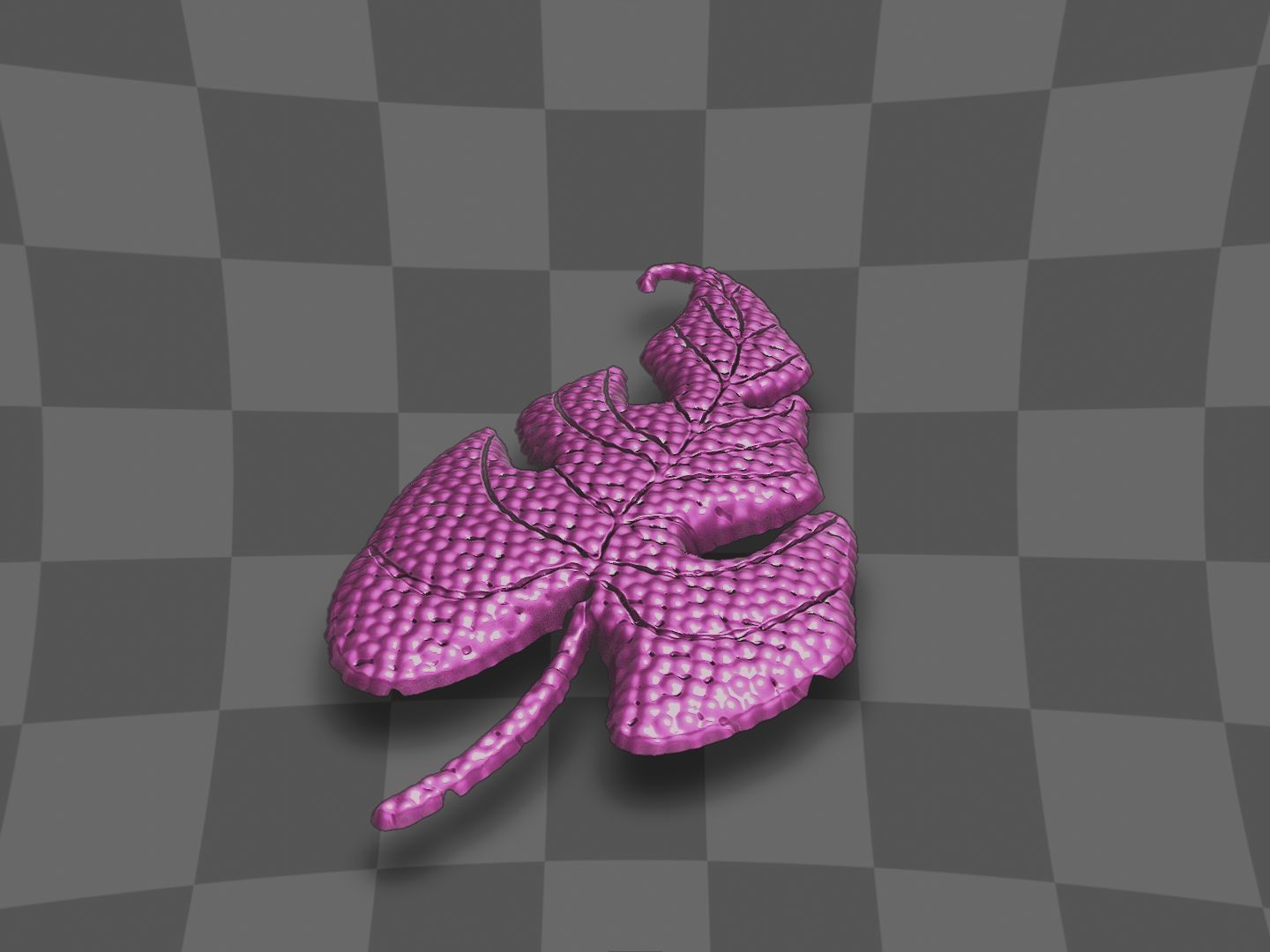 leaf for 3D printing 3D print model_4