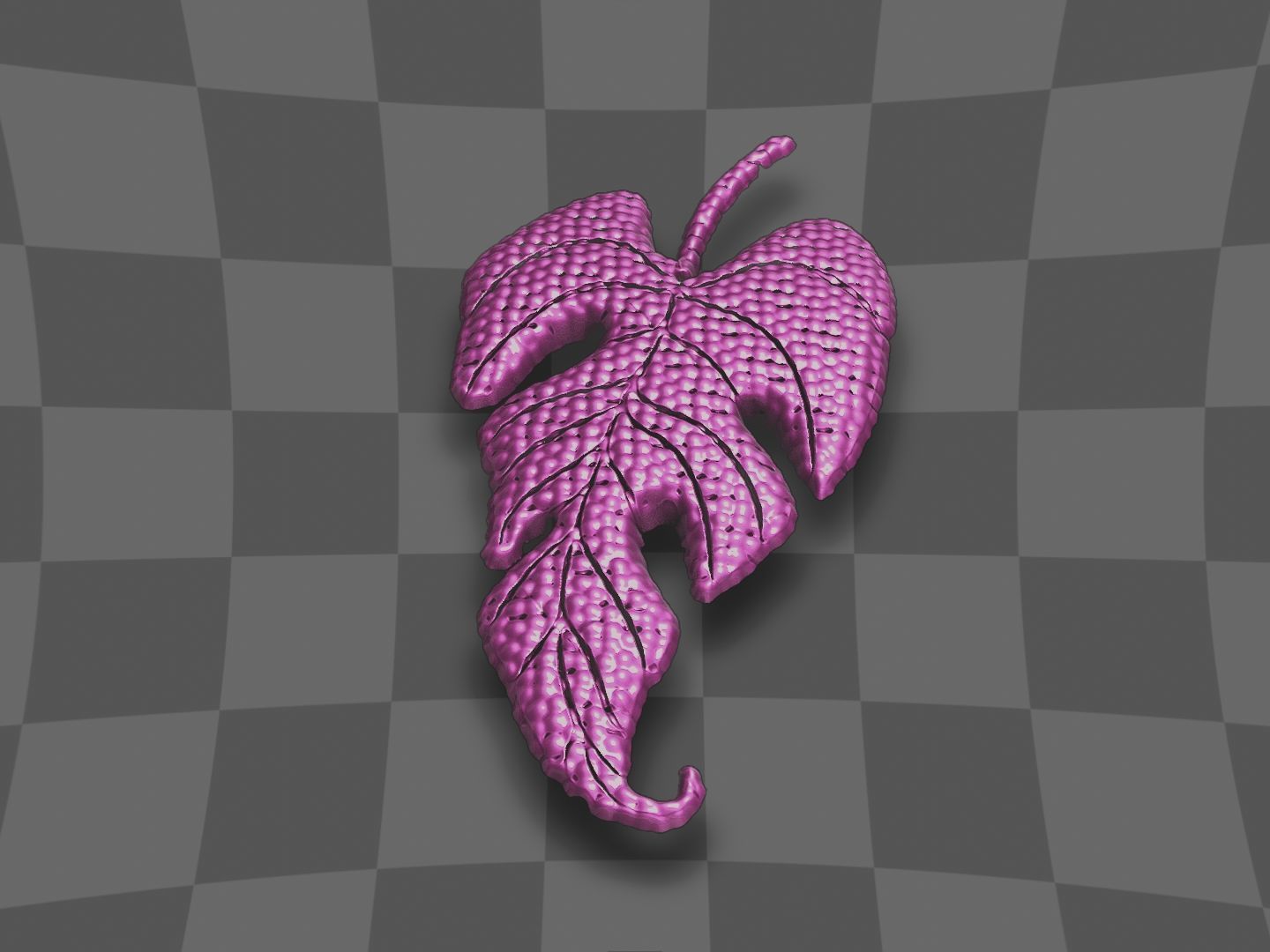 leaf for 3D printing 3D print model_5
