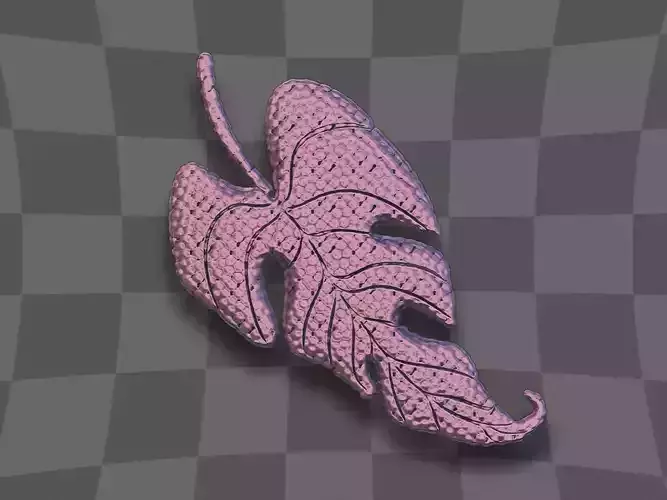 leaf for 3D printing 3D print model