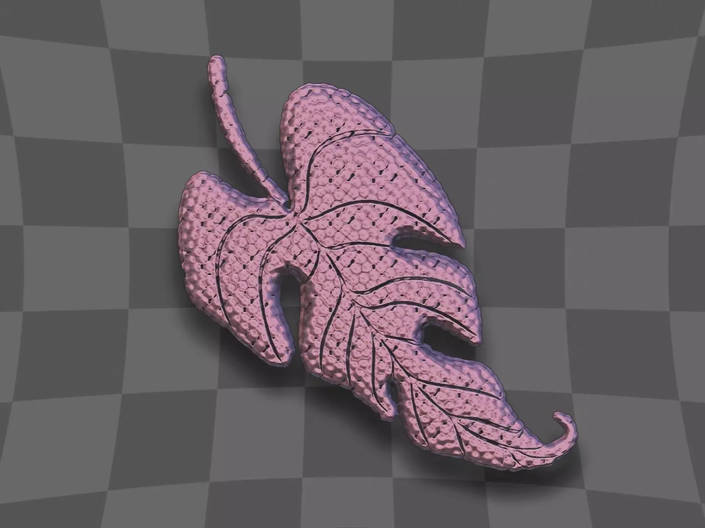 leaf for 3D printing 3D print model_0