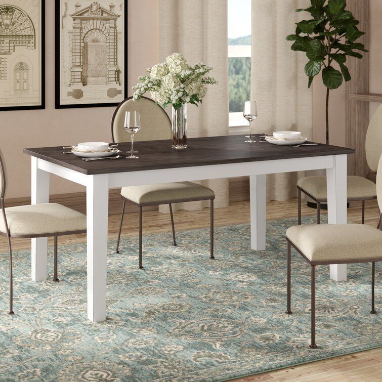 Altamirano Wood Diner Table - 3 Colour 3D model_2