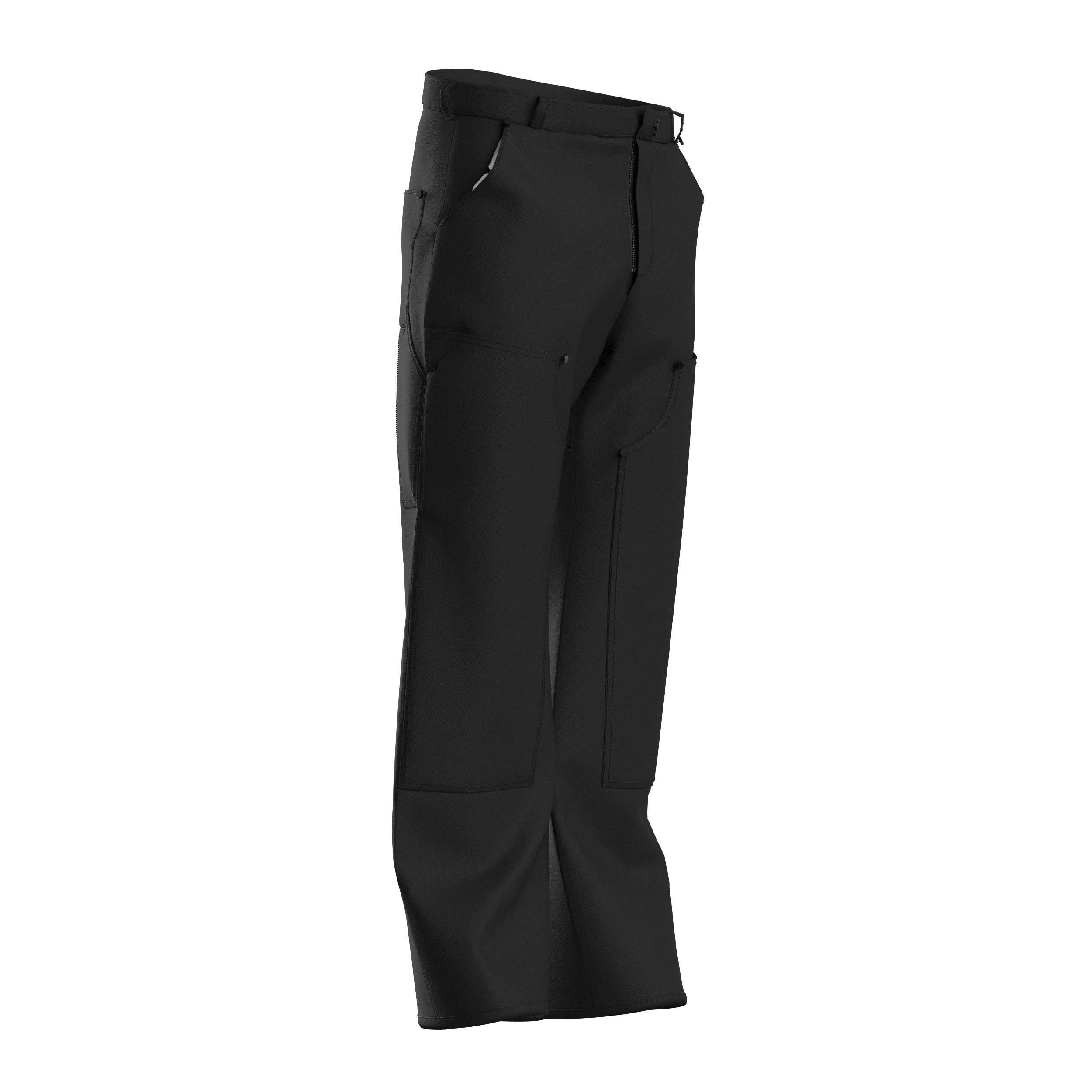 3D Mens Cargo jeans Realistic Clothing Model Clo3D 3D model_4