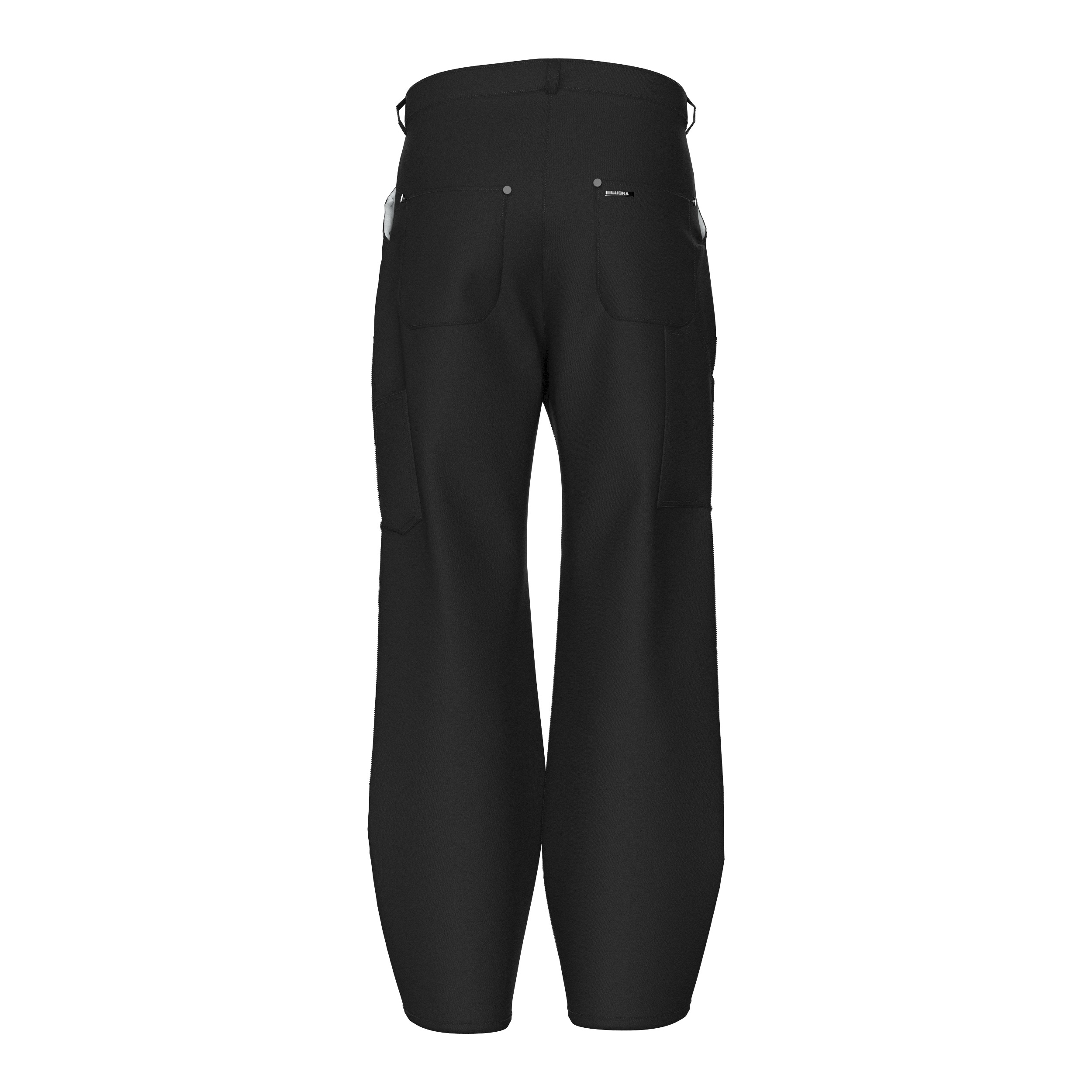 3D Mens Cargo jeans Realistic Clothing Model Clo3D 3D model_11