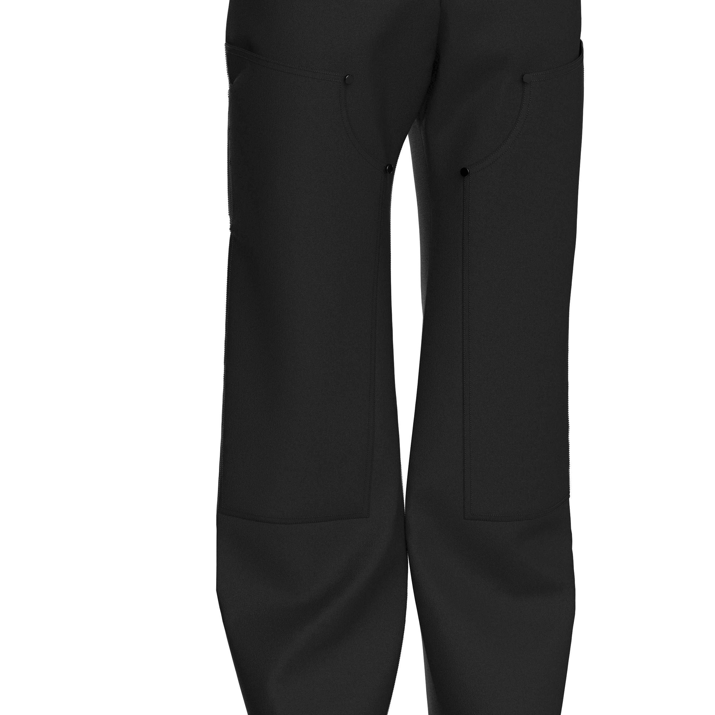 3D Mens Cargo jeans Realistic Clothing Model Clo3D 3D model_13