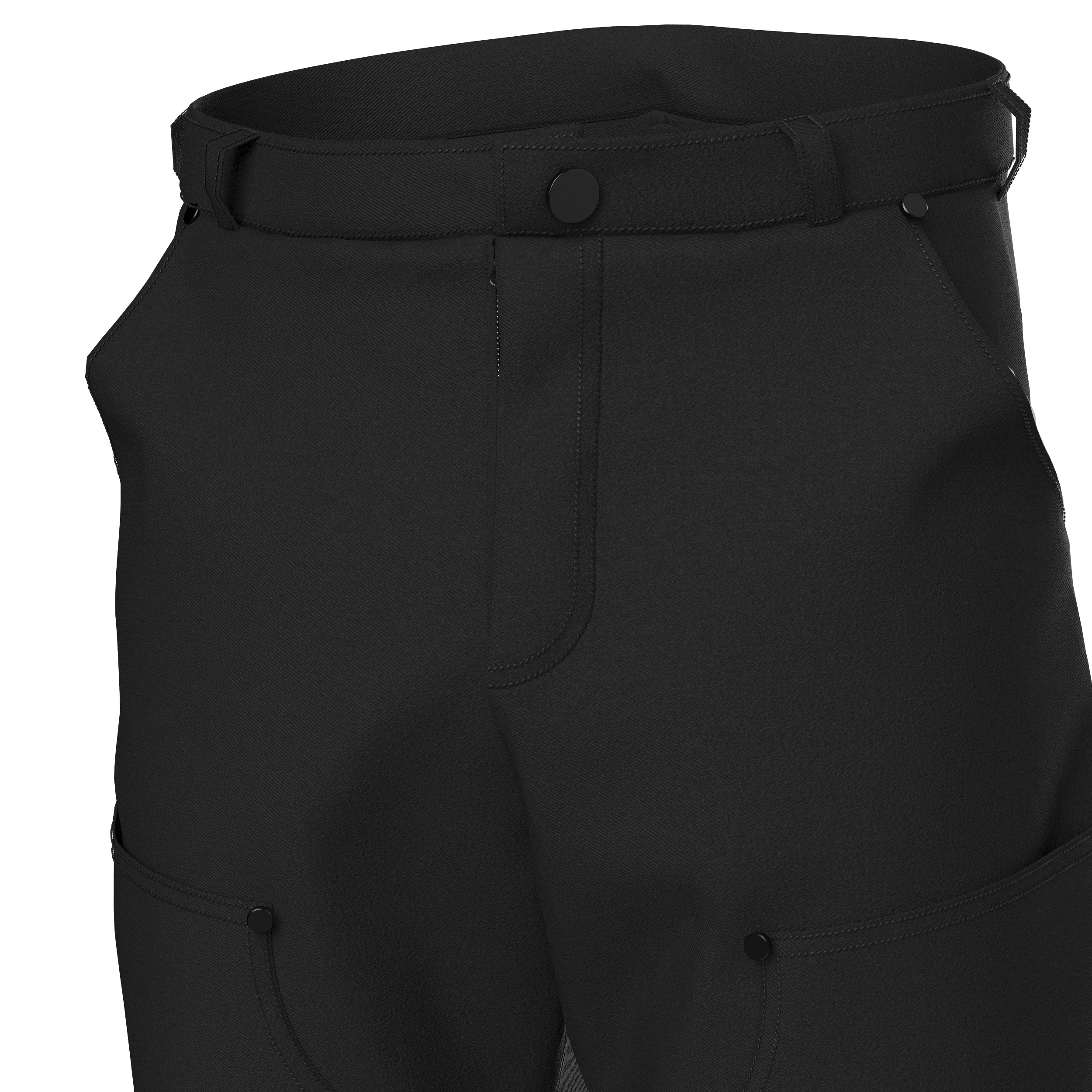 3D Mens Cargo jeans Realistic Clothing Model Clo3D 3D model_12