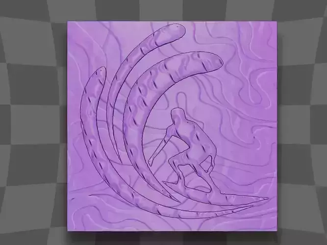 Man surfing for printing