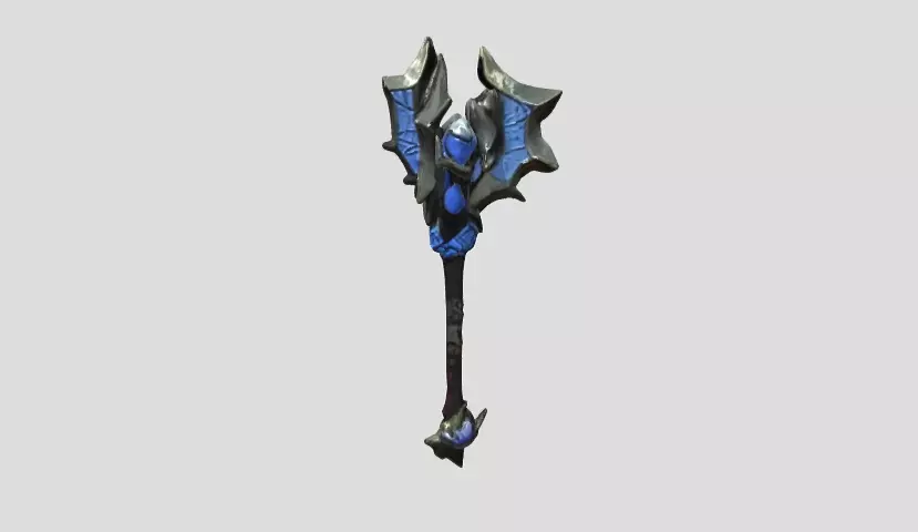 Blue Staff by Tripo Free 3D model