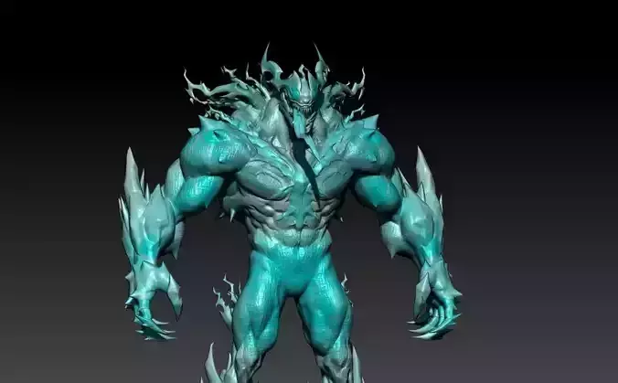 Marvel Rivals - Venom Snow Symbiote version - 3d print