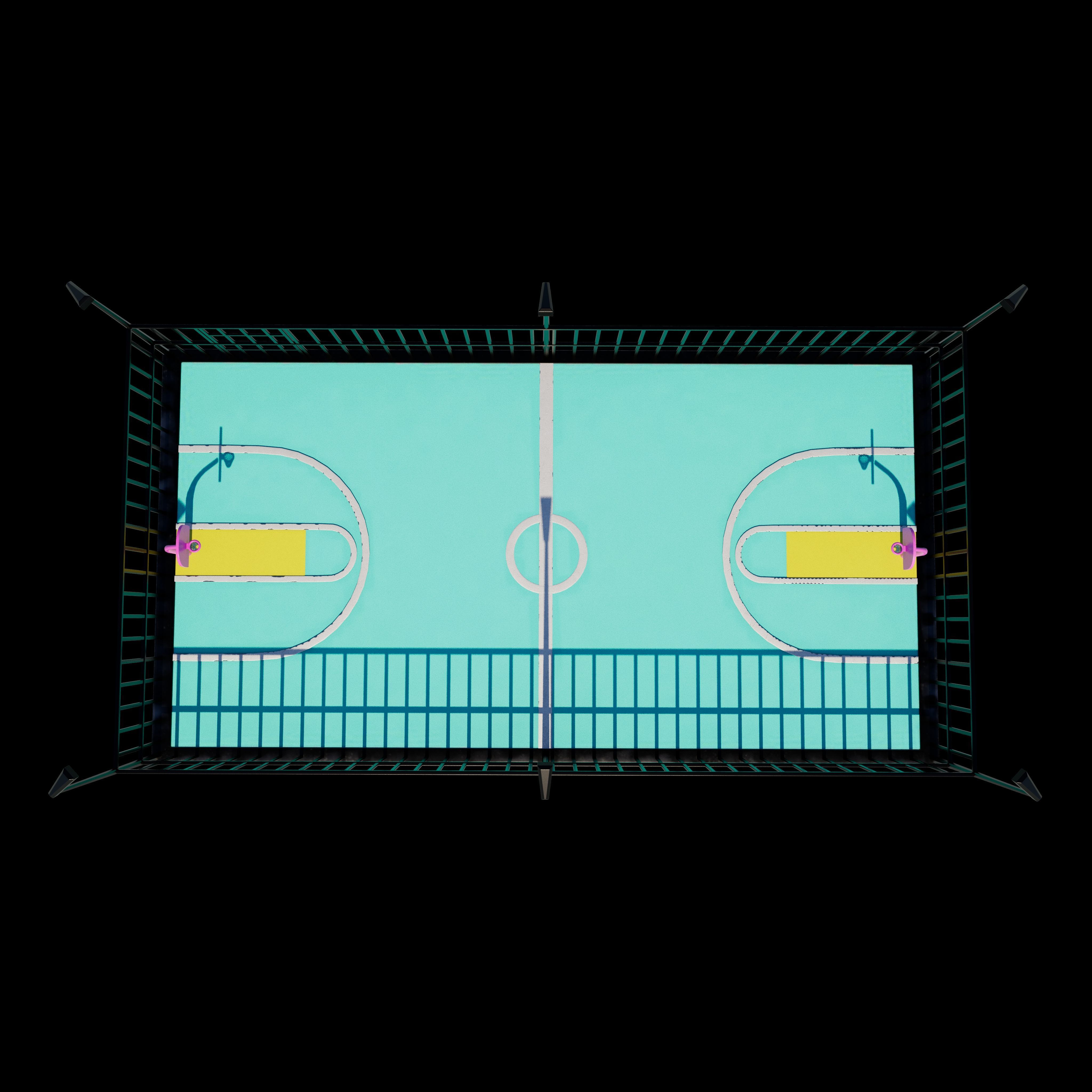 basketball court  3D model_9
