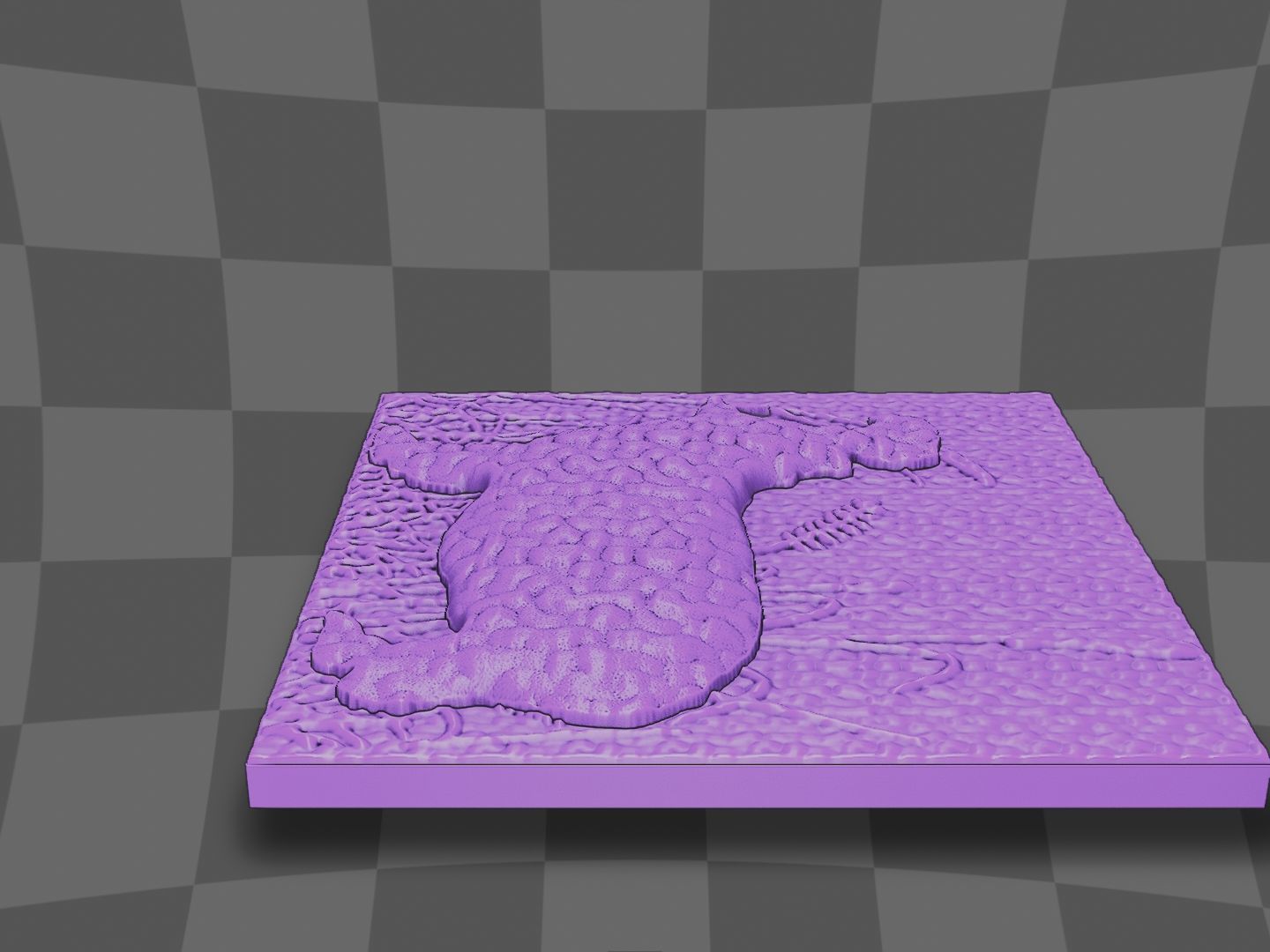 Hippopotamus open mouth for CNC and 3D printing 3D print model_4