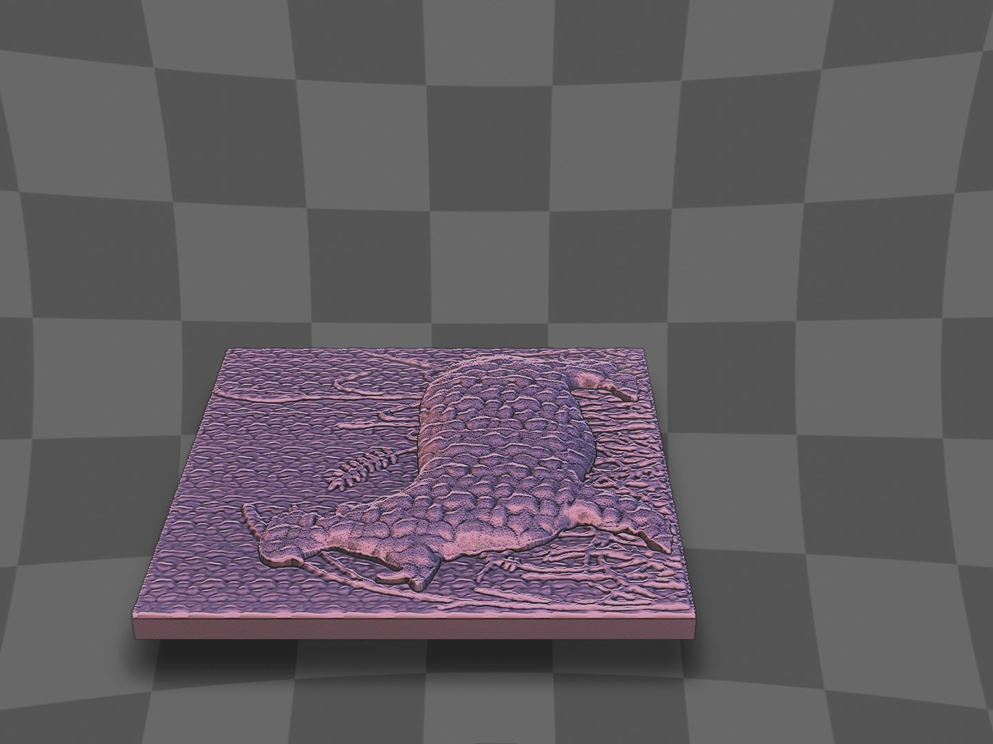 Hippopotamus open mouth for CNC and 3D printing 3D print model_5