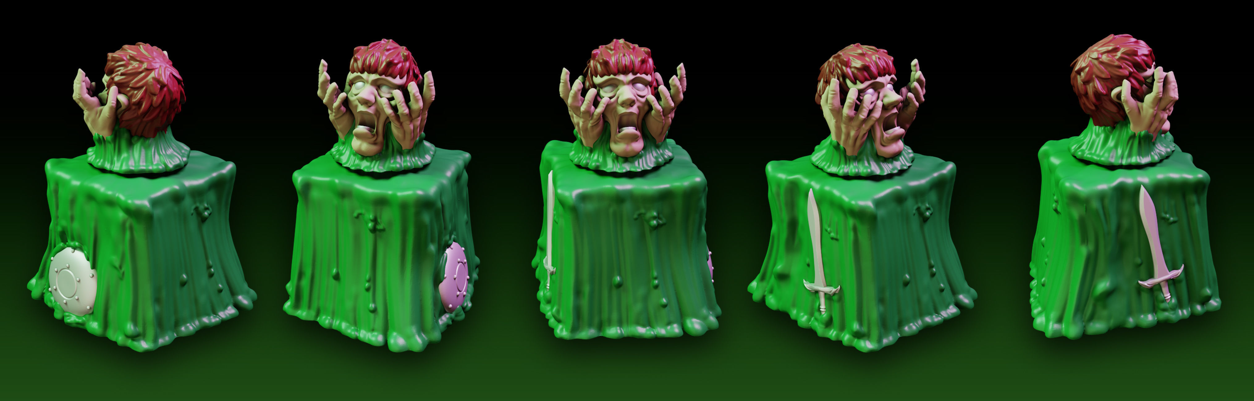 Jelly Cube Fidget 3D print model_6