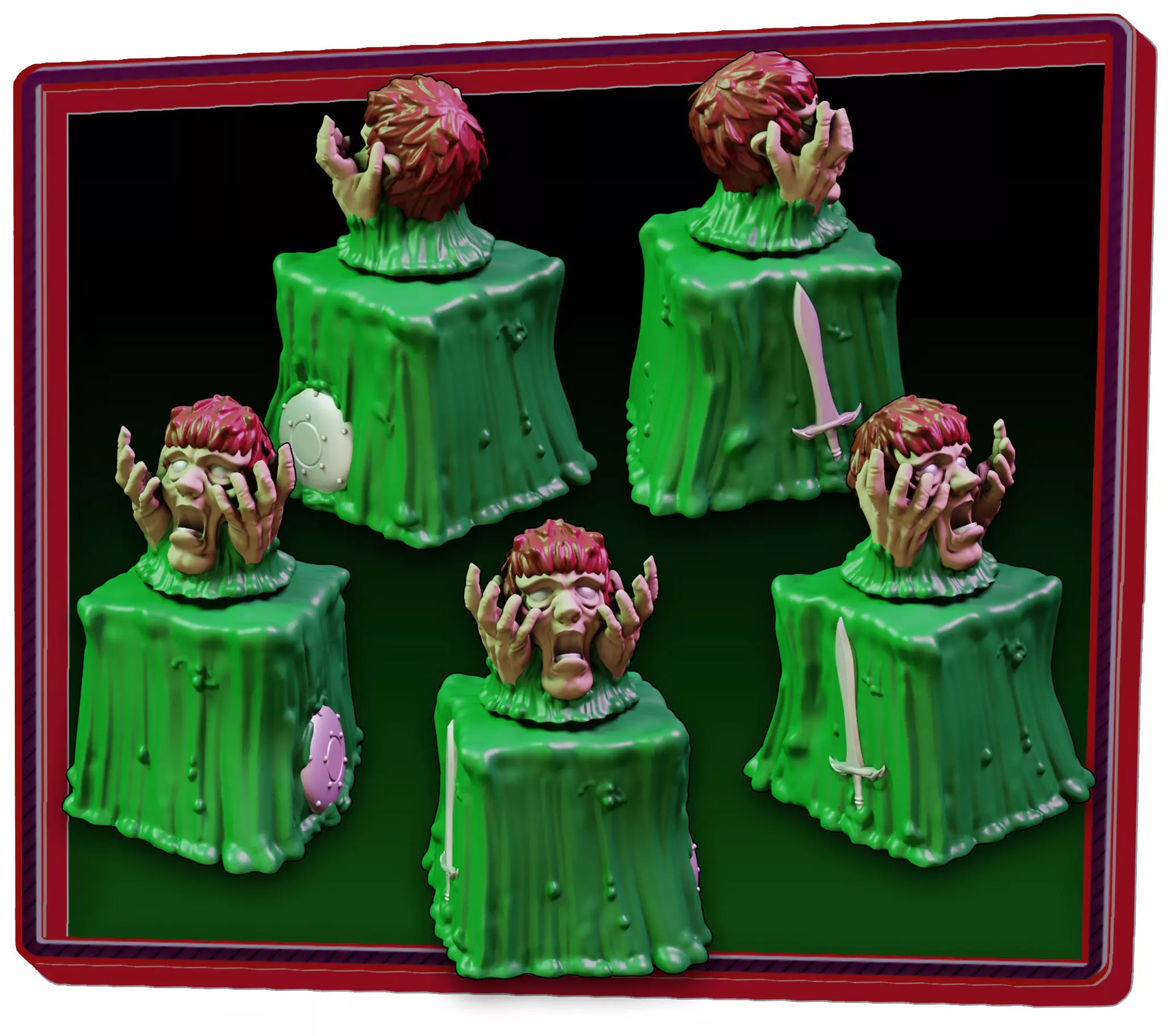 Jelly Cube Fidget 3D print model_0