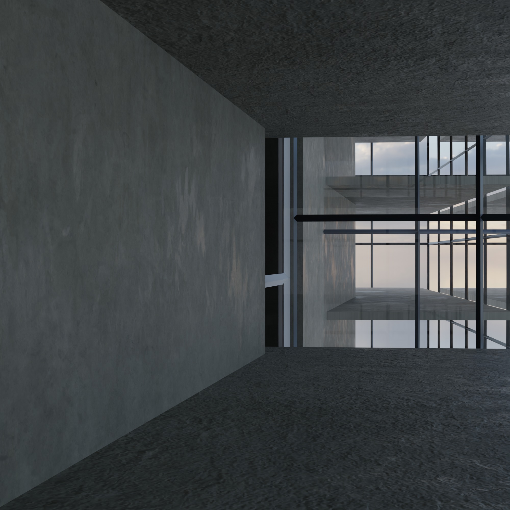 Future building Tower City 2 3D model_8