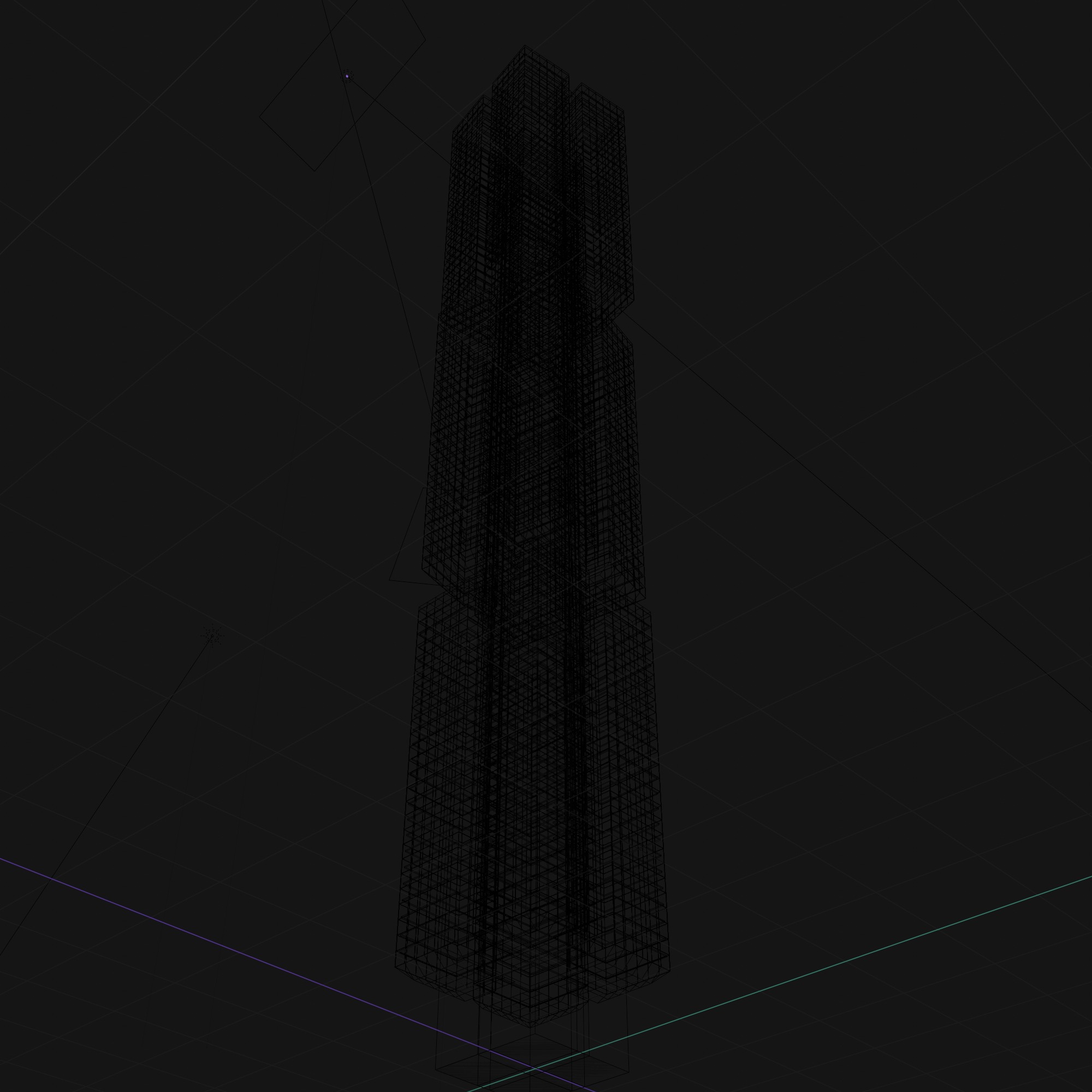 Future building Tower City 2 3D model_4