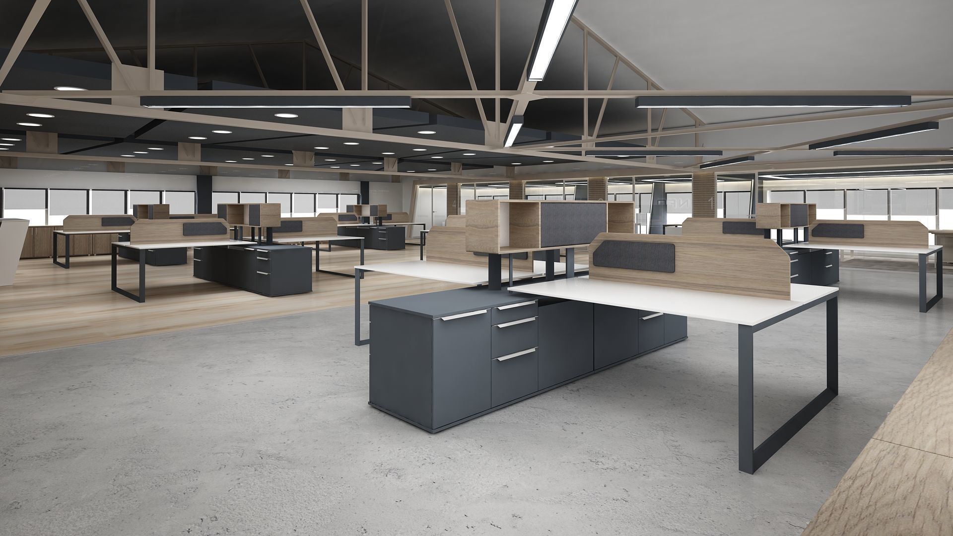 Office Interior 3D model_5