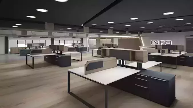 Office Interior 3D model