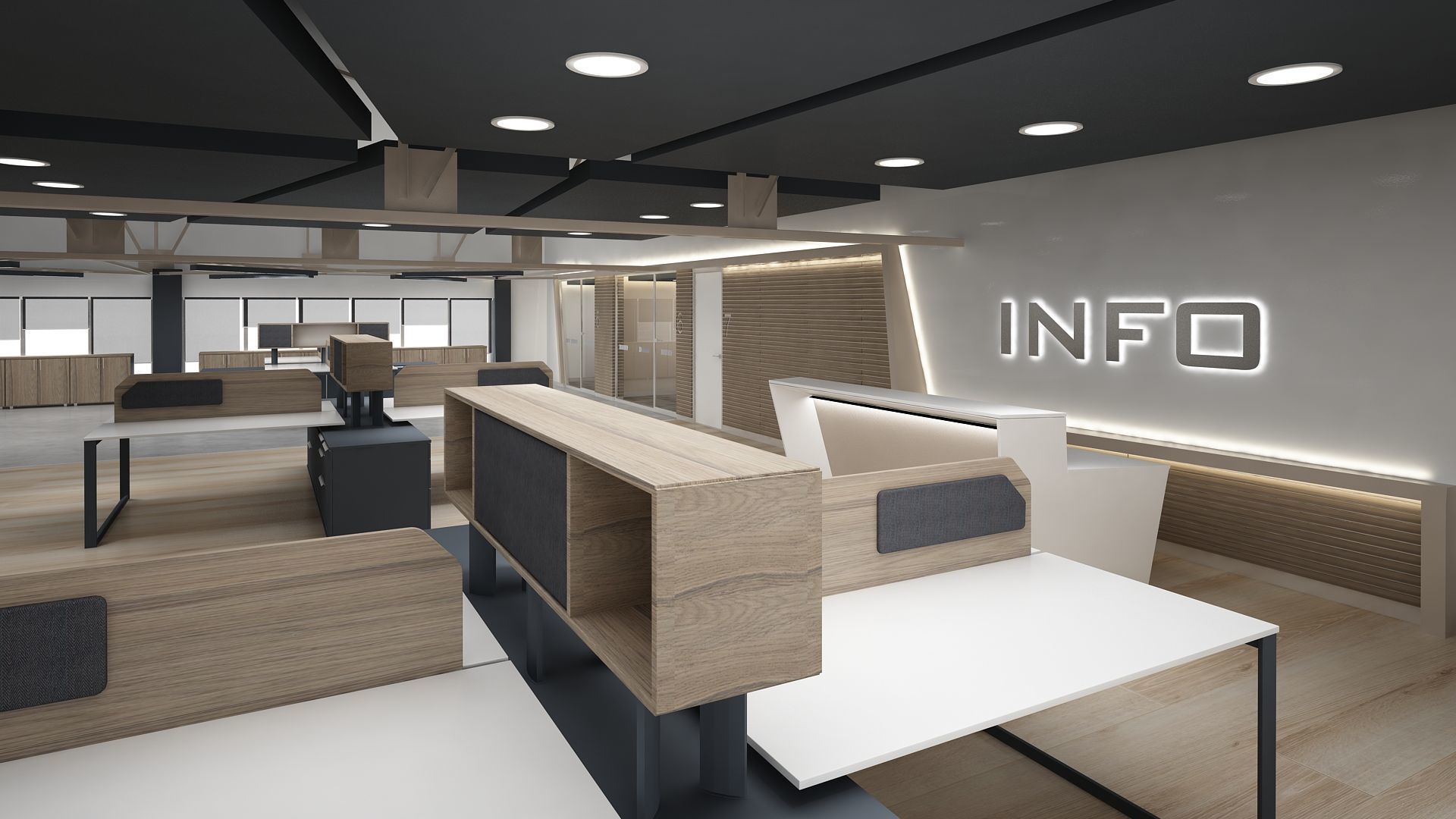 Office Interior 3D model_7