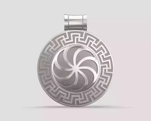Pendant P 036 infinity symbol 3D print model