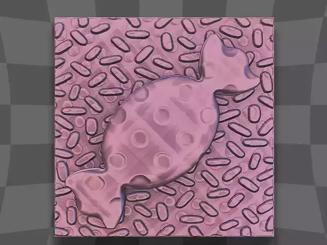 Sweet Candy deco for CNC and 3D printing