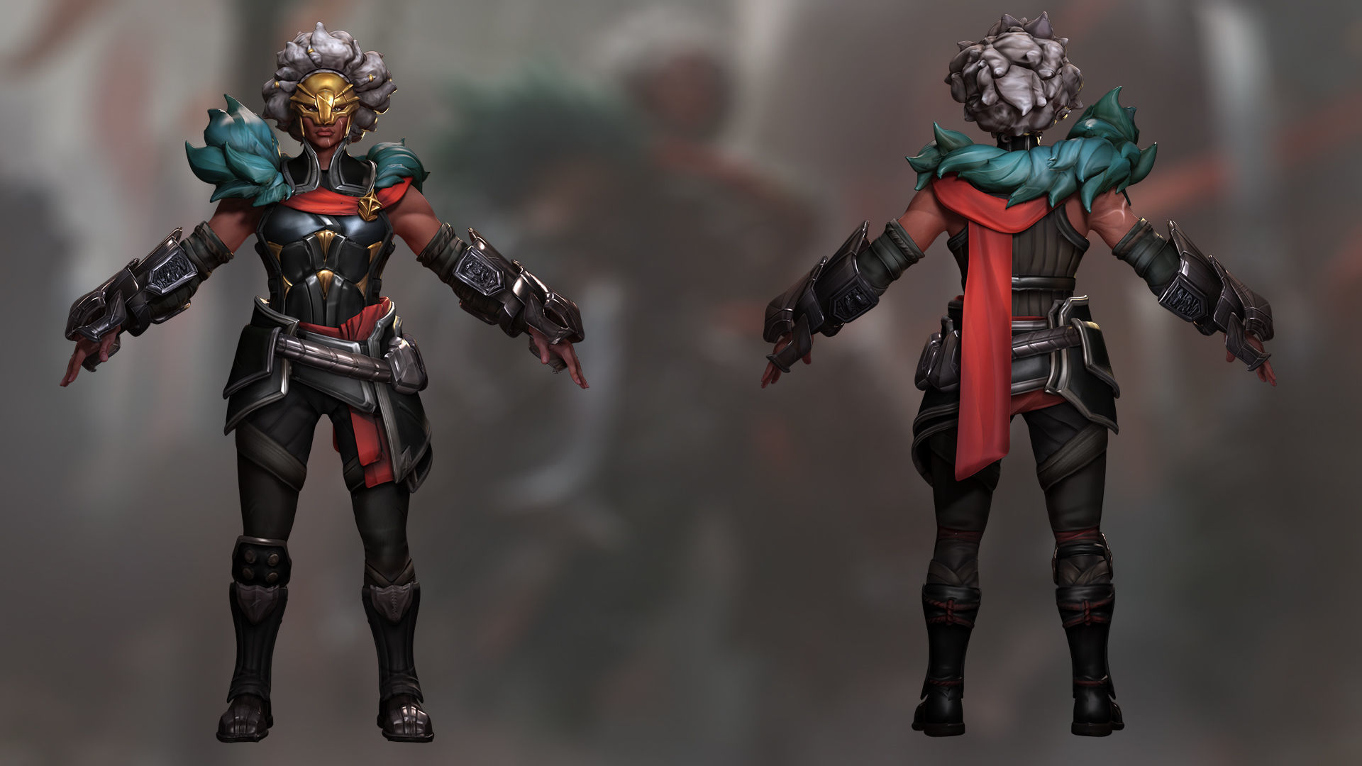 Ambessa League of Legends Low-poly 3D model_1