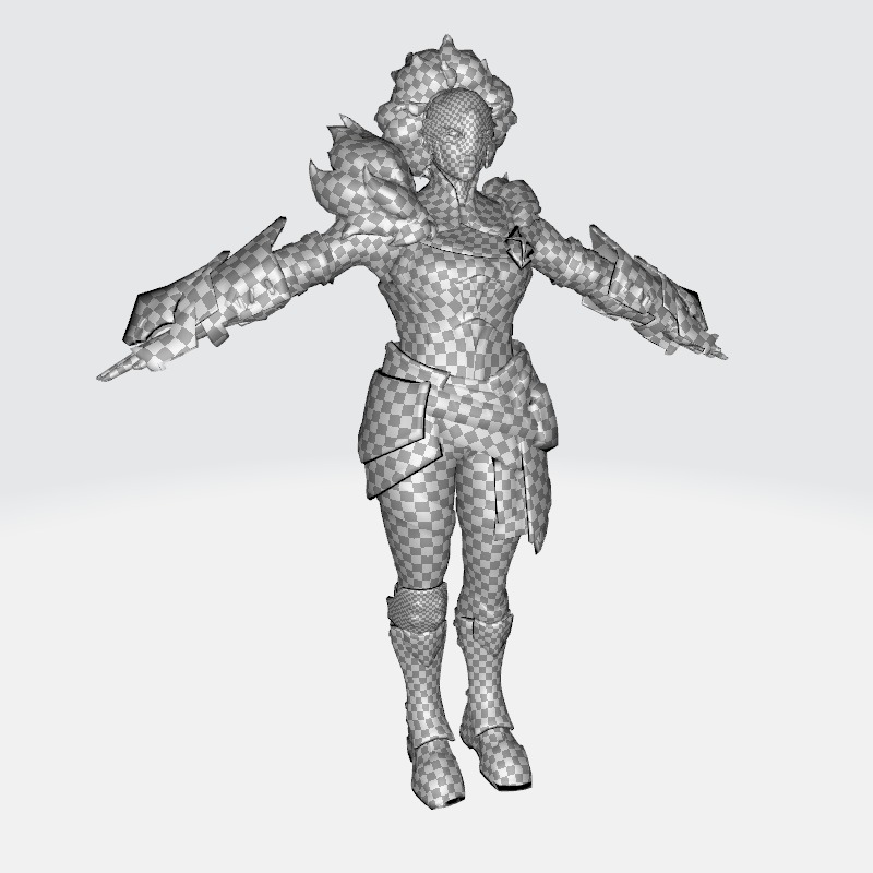 Ambessa League of Legends Low-poly 3D model_18