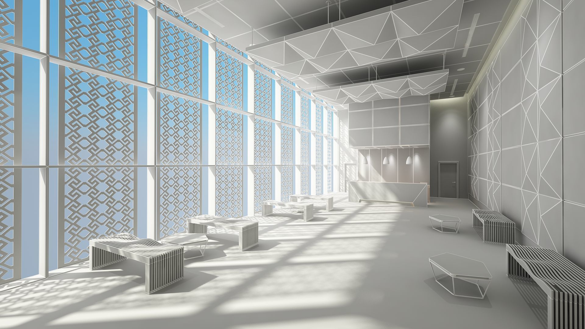 Lobby Interior 3D model_7