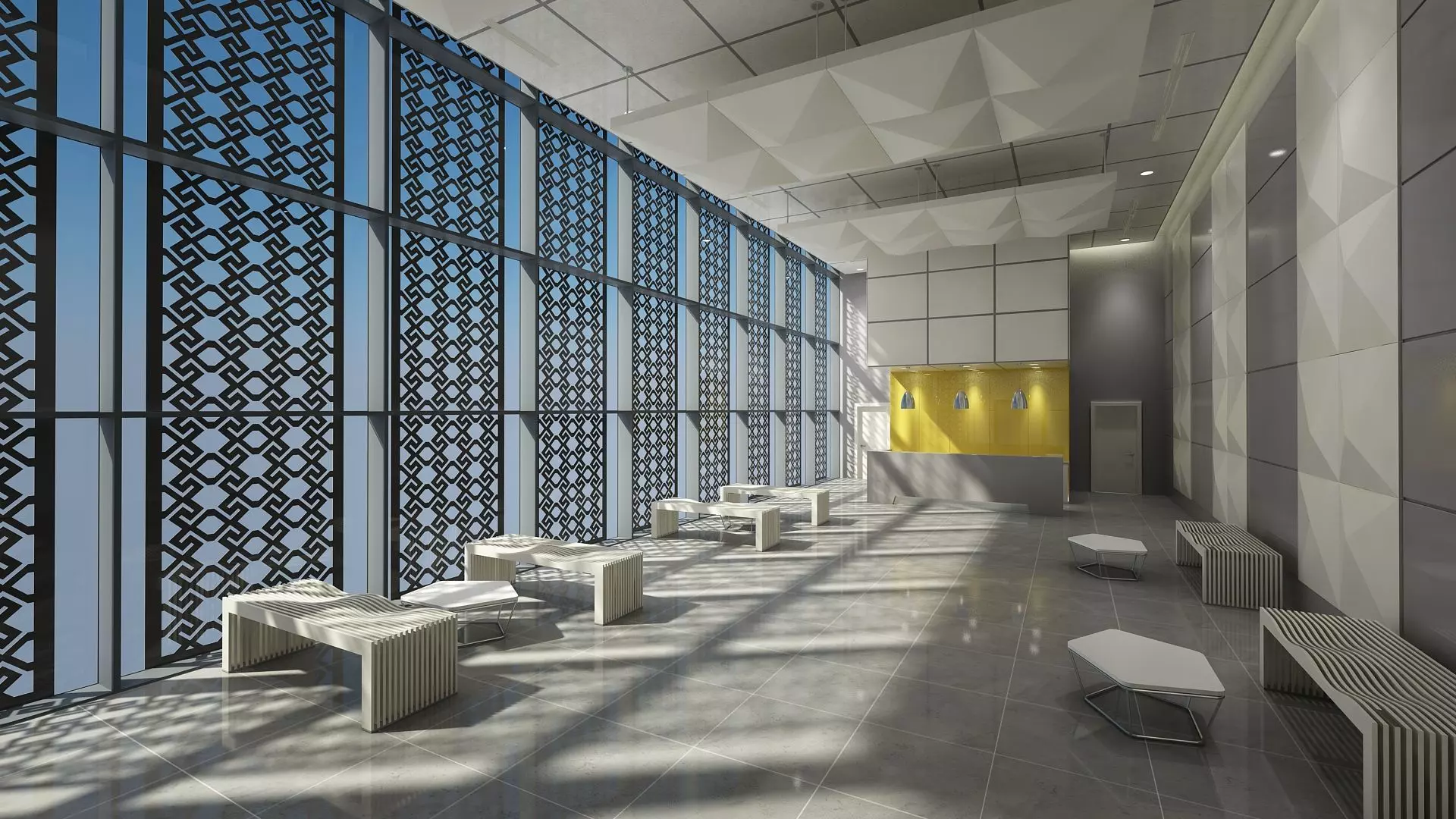Lobby Interior 3D model_0