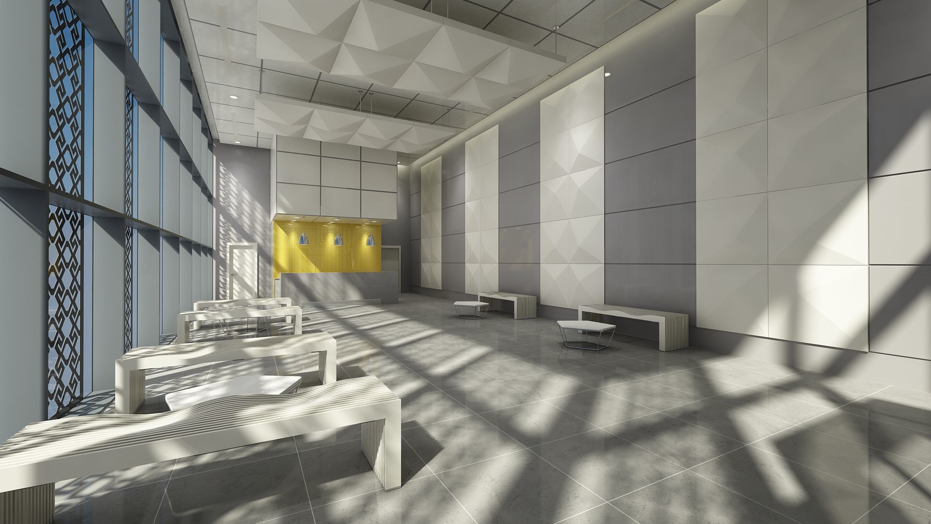 Lobby Interior 3D model_1