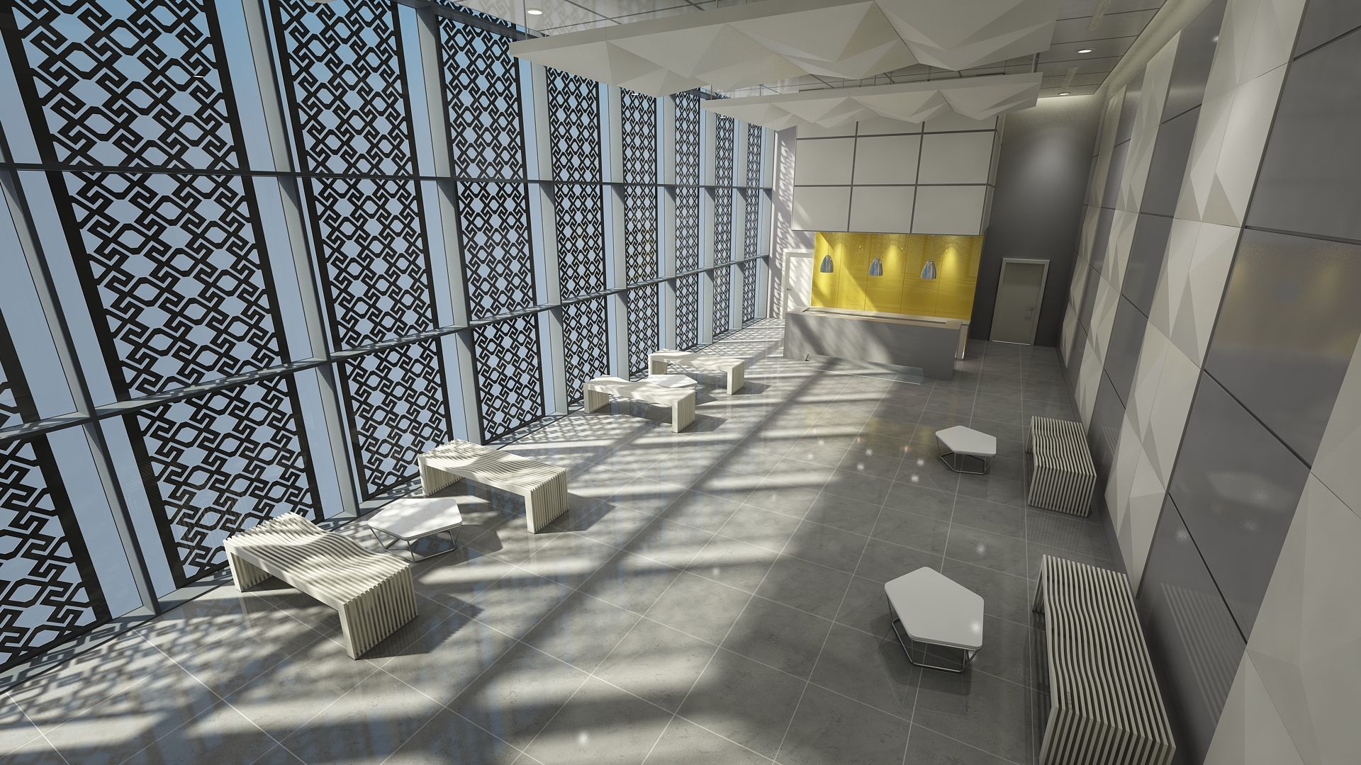 Lobby Interior 3D model_6