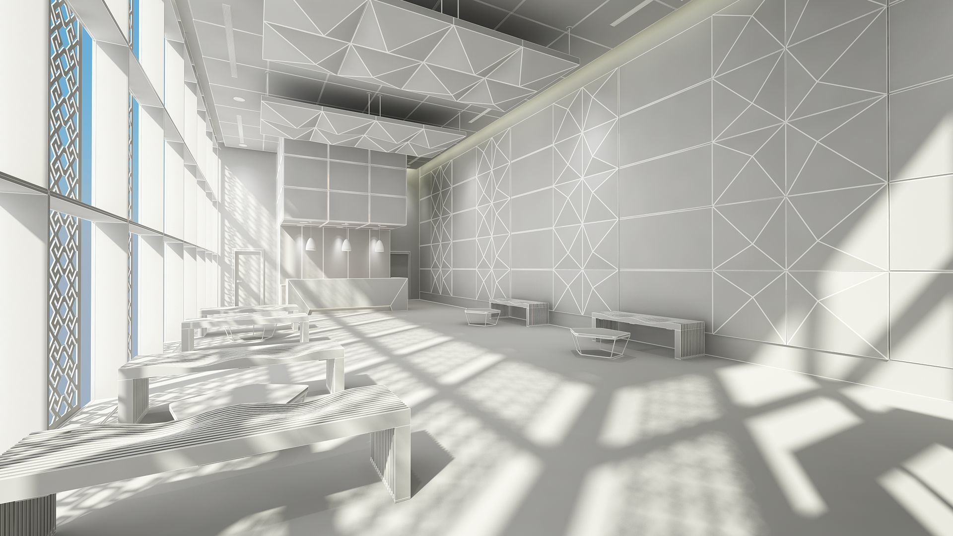 Lobby Interior 3D model_8